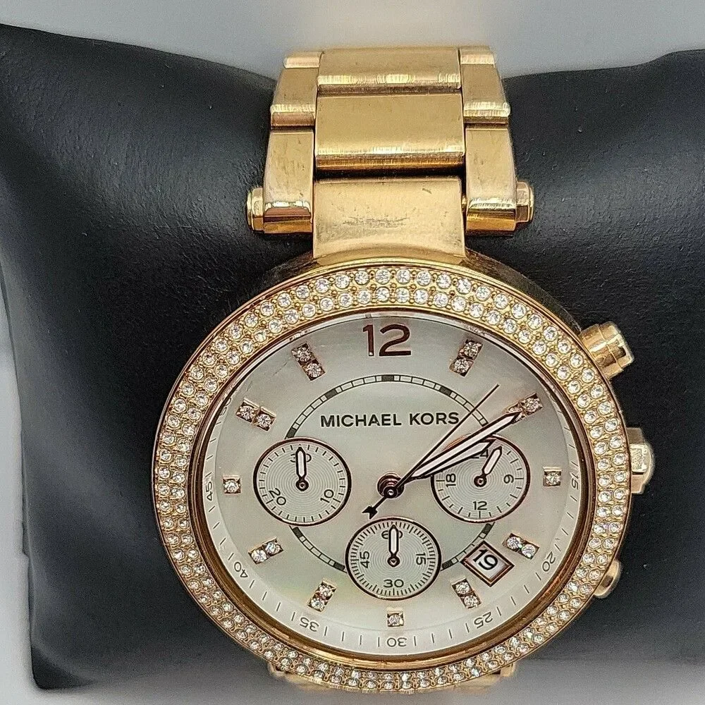 Michael Kors Parker MK5491 Womens Stainless Steel Analog Dial Quartz Watch AM352